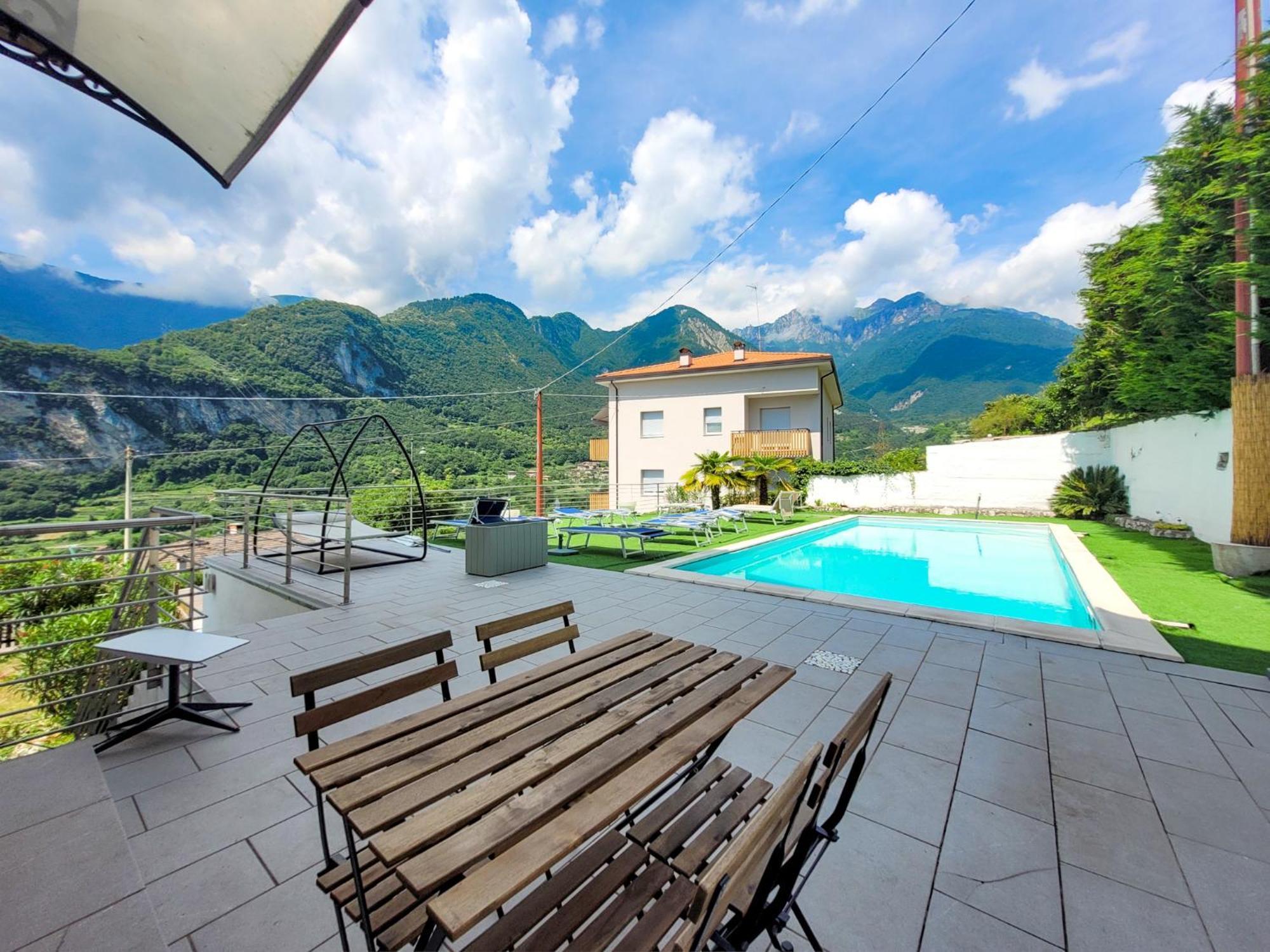Infinity View Garda Lake Tenno Bagian luar foto