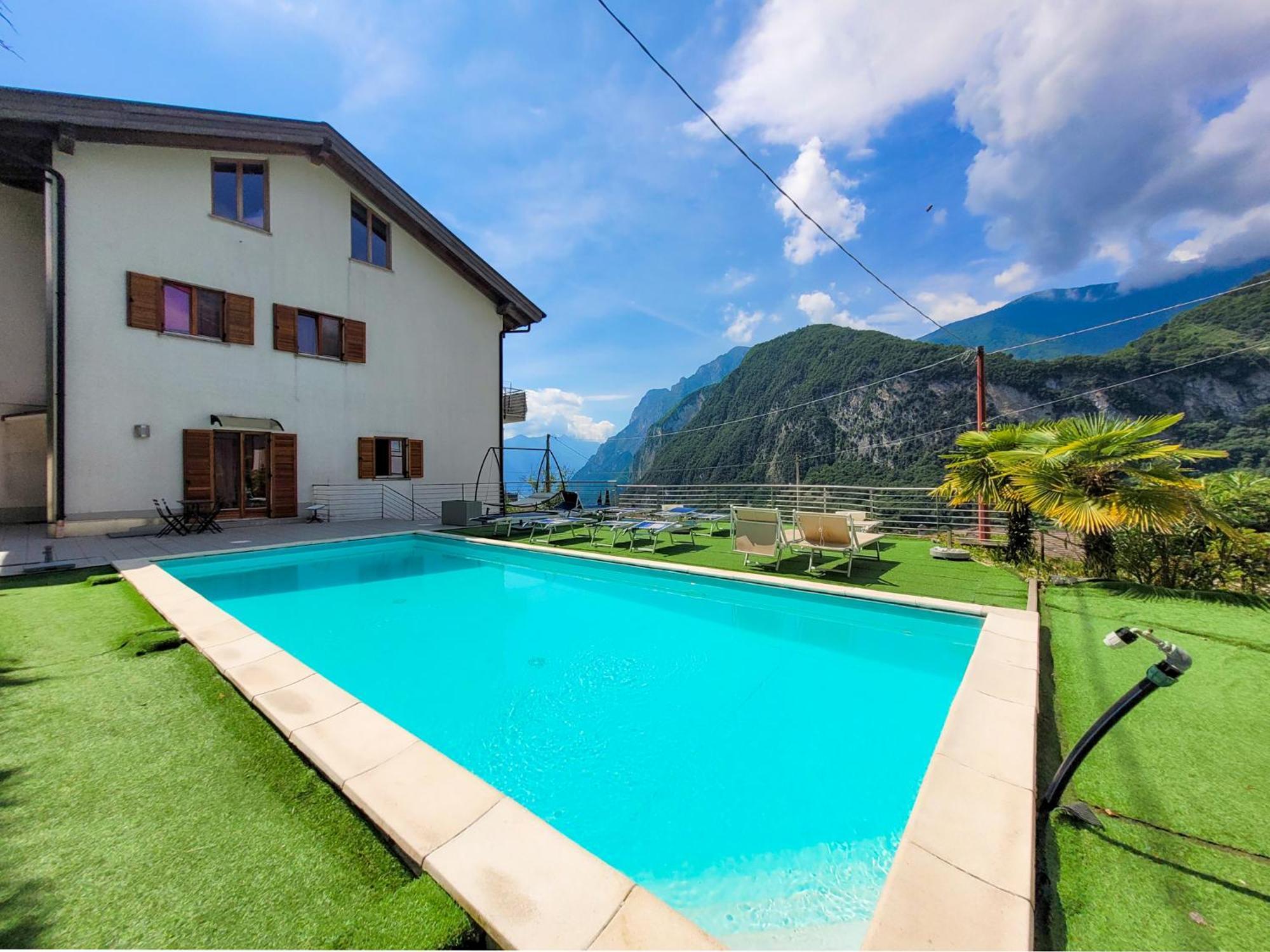Infinity View Garda Lake Tenno Bagian luar foto